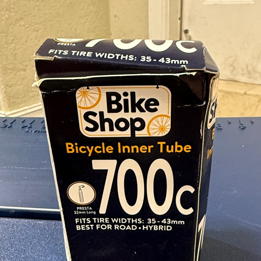 Black Bicycle Inner Tube